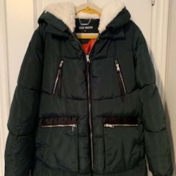 Steve Madden Long Winter Puff Coat - Picture 1 of 2